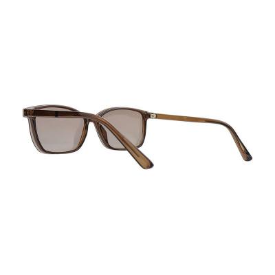 M11041 brown/taupe square metal sunglasses