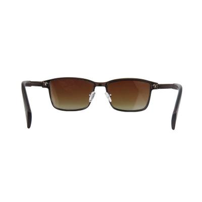 M11040 dark brown wayfarer metal sunglasses