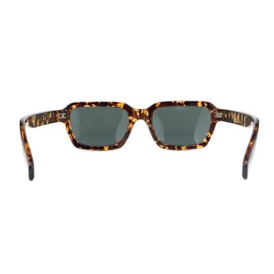 P10810 tortoiseshell square pc/tr90 sunglasses