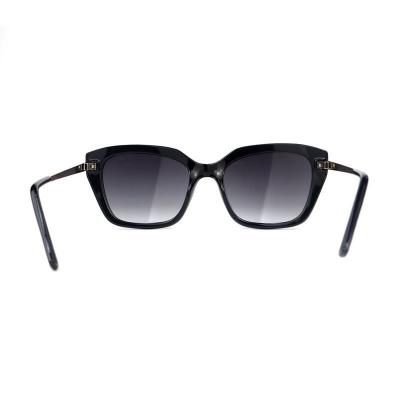 P10798 black cat eye pc/tr90 sunglasses