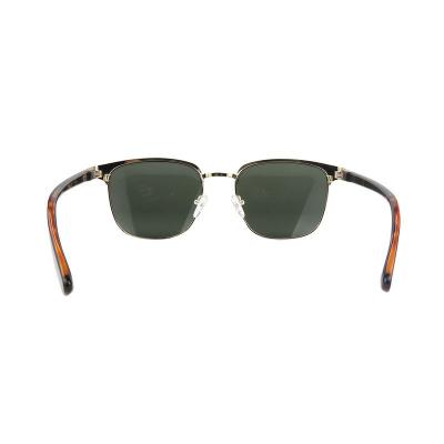 M11052 black/gold browline metal sunglasses