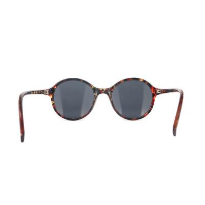 P10797 blue tortoiseshell round pc/tr90 sunglasses