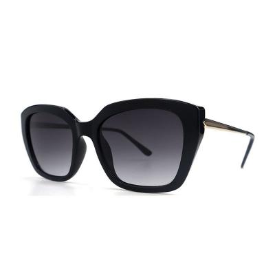 P10798 black cat eye pc/tr90 sunglasses