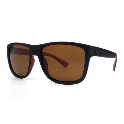 P10814 matte black wayfarer pc/tr90 sunglasses