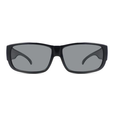 P10779 black square pc/tr90 sunglasses