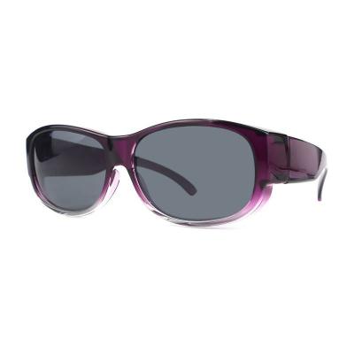 P10778 purple gradient oval pc/tr90 sunglasses