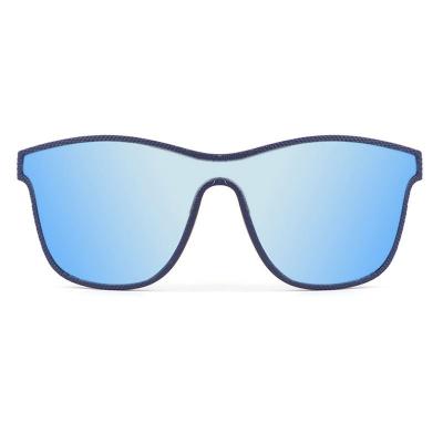 P10771 navy blue shield pc/tr90 sunglasses