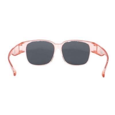 P10784 peach pink square pc/tr90 sunglasses