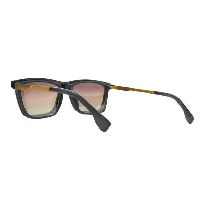 M11036 black wayfarer metal sunglasses