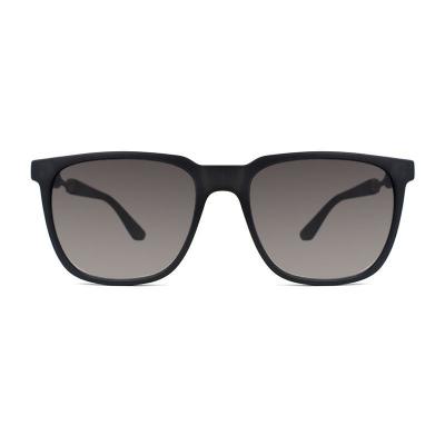 P10787 matte black wayfarer pc/tr90 sunglasses