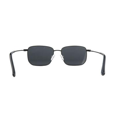 M11054 black square metal sunglasses