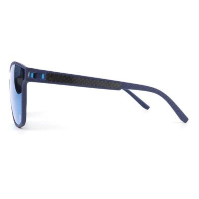 P10771 navy blue shield pc/tr90 sunglasses