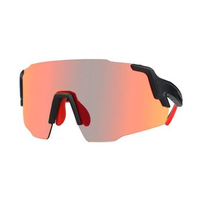 P10853 black shield pc/tr90 sunglasses