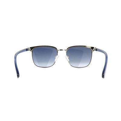 M11046 black/silver browline metal sunglasses