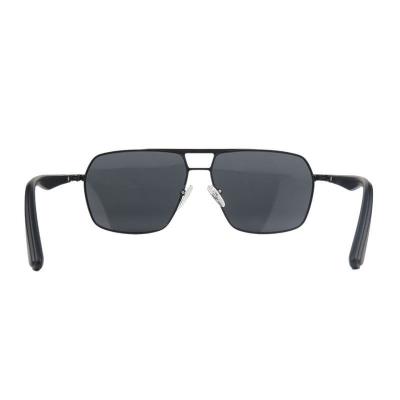 M11056 black aviator metal sunglasses