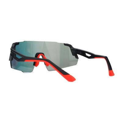 P10853 black shield pc/tr90 sunglasses