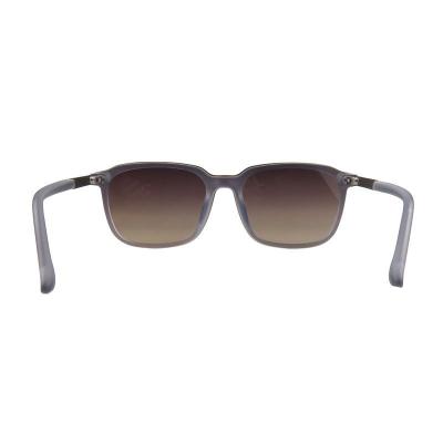 M11033 gradient gray/smoke square metal sunglasses
