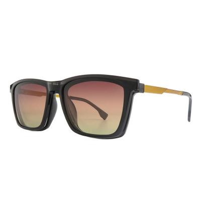 M11036 black wayfarer metal sunglasses