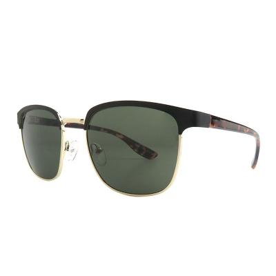 M11052 black/gold browline metal sunglasses