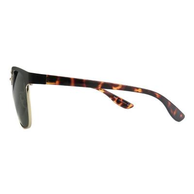 M11052 black/gold browline metal sunglasses