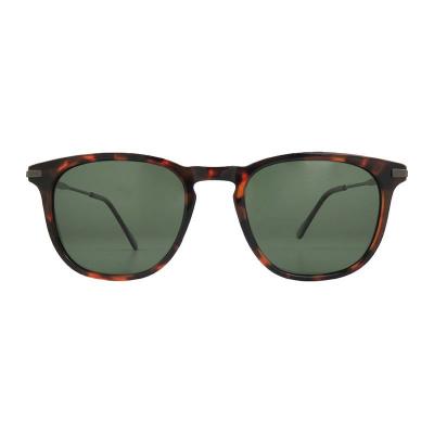 P10796 tortoiseshell square pc/tr90 sunglasses