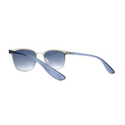 M11046 black/silver browline metal sunglasses