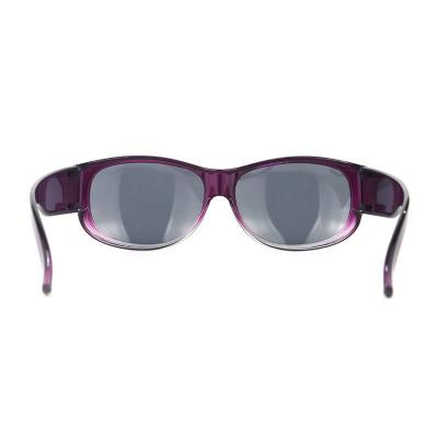 P10778 purple gradient oval pc/tr90 sunglasses