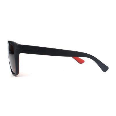 P10814 matte black wayfarer pc/tr90 sunglasses